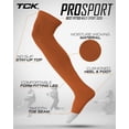 thumbnail image 2 of TCK Prosport Performance Fit Over the Knee Baseball & Softball Socks – Texas Orange, X-Small, 2 of 2