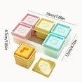 thumbnail image 3 of Silicone 6 Compartments Food Box, Freezer Snack Box With Lid, Ice Compartment Mould, Food Grade, Leakproof, Microwave Safe, Multi-functional for Baby Food Ice Cubes, 3 of 6