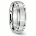 thumbnail image 4 of Cobalt Satin and Polished Ridged Edge 7mm Band, 4 of 11