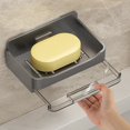 thumbnail image 4 of Hyasfey 2 Pcs Porte-Savon Mural pour Douche, Design Creux, Installation Simple, 4 of 8
