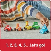 hand2mind Numberblocks® Mini Vehicles, Toy Vehicle Playsets, Race Car Toy (5 Pieces)