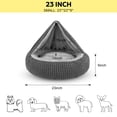 thumbnail image 2 of Cama para perros SIWA MARY SIWA MARY pequeña con manta adjunta de 23 pulgadas, 2 of 7
