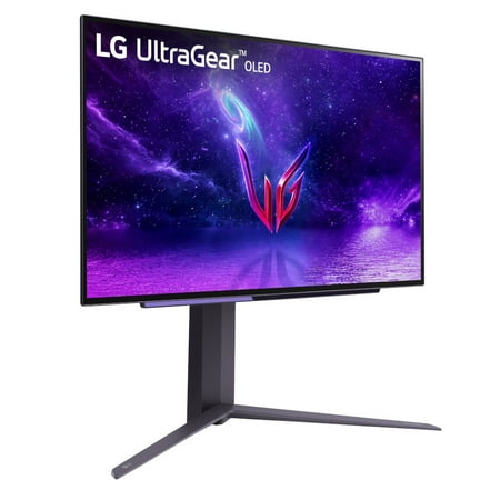 LG - UltraGear 27" OLED QHD 240Hz 0.03ms FreeSync and NVIDIA G-SYNC Compatible Gaming Monitor with HDR10 - Black