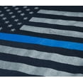 thumbnail image 3 of Thin Blue Line T-Shirt USA Flag Tee Navy, 3 of 4