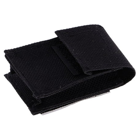 1x 9v Flat Guitar Bass Battery Holder Cover Bag Nylon Container Instrument Accessories
