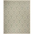 thumbnail image 2 of SAFAVIEH Beach House Lennox Damask Indoor/Outdoor Area Rug Aqua/Cream, 7'10" x 10', 2 of 6