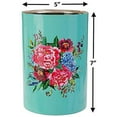 thumbnail image 3 of RAZ Utensil Crock Holder Wine Bucket Stainless Steel Decorative Colorful Floral Design By Paul Brent (Bucket), 3 of 7