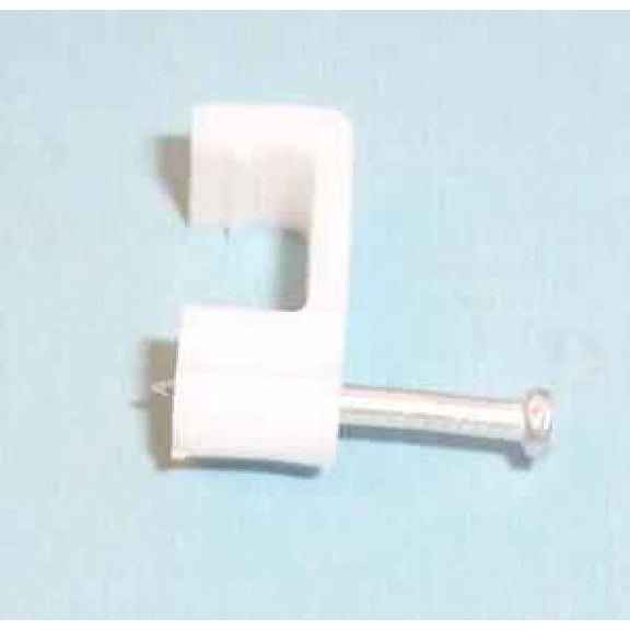 PRO POWER - Cable Clips White for Twin & Earth Cable 1.0mm 100 Pack