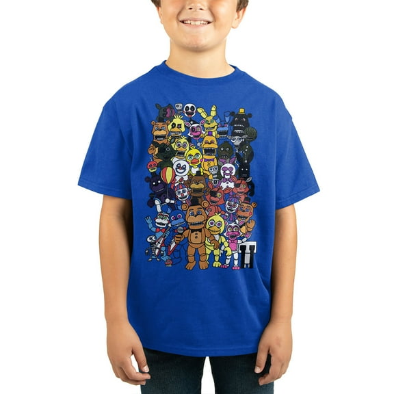 Five Nights at Freddy's Printed Boys Graphic Tees T-Shirt-Medium