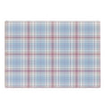 thumbnail image 1 of Pastel Cutting Board, Old Fashioned Retro Style Classical Geometric Striped Plaid Inspired, Decorative Tempered Glass Cutting and Serving Board, Large Size, Fuchsia Salmon Pale Blue, by Ambesonne, 1 of 1