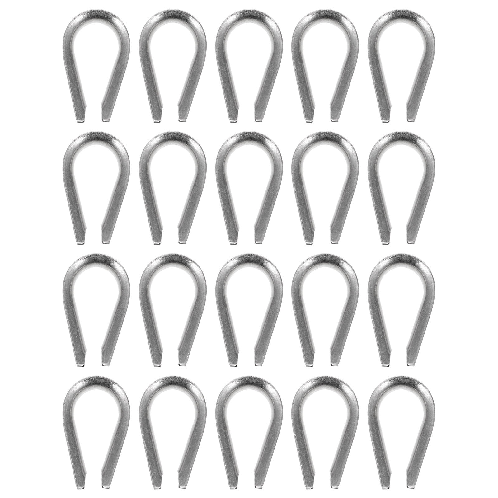 Rope Wire Thimble Cable Steel Thimbles Stainless Rigging Tube Chain Kit