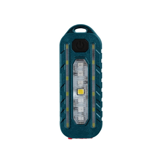 Naiovety Bicicletas luz trasera IPX3 impermeable multiusos ciclismo luz trasera lámpara de advertencia ajustable herramienta de iluminación tipo 1 azul Ciclismo Tipo 1 Azul Naiovety OD026058-02