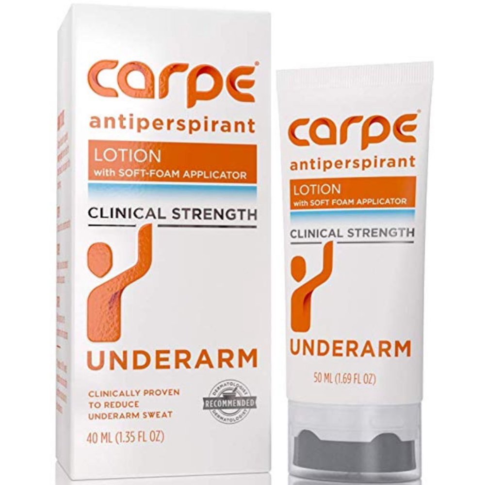 Carpe Underarm Antiperspirant and Deodorant, Clinical strength with all
