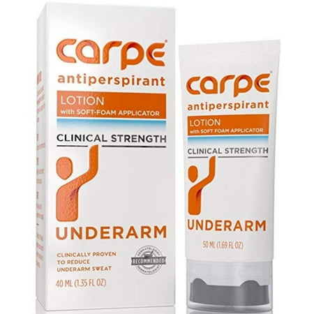 Carpe Underarm Antiperspirant and Deodorant, Clinical strength with all-natural eucalyptus scent, Manage (Best Natural Antiperspirant Uk)