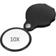 thumbnail image 5 of 10x Mini Magnifying Glass Folding Pocket Magnifier Bigeye Glass Loupe With Black Rotating Protective Holster For Reading Newspaper, Book, Magazine, Sc, 5 of 5