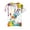 P77 White, variant on Tfken Comfy Tops For Boys Soft Daily Wear Travel Lightweight Tees Short Sleeve Print Graphic Casual T-Shirts Summer Tshirts Child Classic Clothes Size 1-2 Years