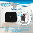 thumbnail image 3 of HQRP 6-Pack Replacement Carbon Filters Compatible with Catit Hooded Cat Litter Pans 50685, 50700, 50701, 50702, 50722, 50695 & 50696, 3 of 7