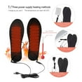 thumbnail image 4 of Rechargeable USB Heated Insole Foot Warmer - Washable Temperature Adjustable Full Foot Insulator for Comfort, 4 of 6