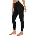 thumbnail image 3 of UJNDER Women's High Waist Yoga Swim Pants No Pockets Workout Running Leggings for Beach Sports Black M, 3 of 9