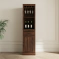 thumbnail image 3 of RONSHIN Brown Walnut Modular Bar Cabinet with Storage Shelves - Perfect for Dining Room, 3 of 9