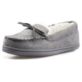 thumbnail image 6 of Arctic Shield Women's Memory Foam Indoor/Outdoor Durable Comfort Slip On Plush Faux Fur Moccasin Slippers, 6 of 7