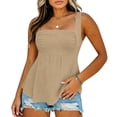 thumbnail image 2 of Noric Plus Size Tank Topss for Women Sleeveless Camisole Topss Casual Summer 2026 Babydoll Blouse, 2 of 8