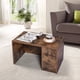 thumbnail image 1 of Mesa Auxiliar HOMEMAKE FURNITURE Mesita de Noche Estilo Flip Marrón Vintage, 1 of 6
