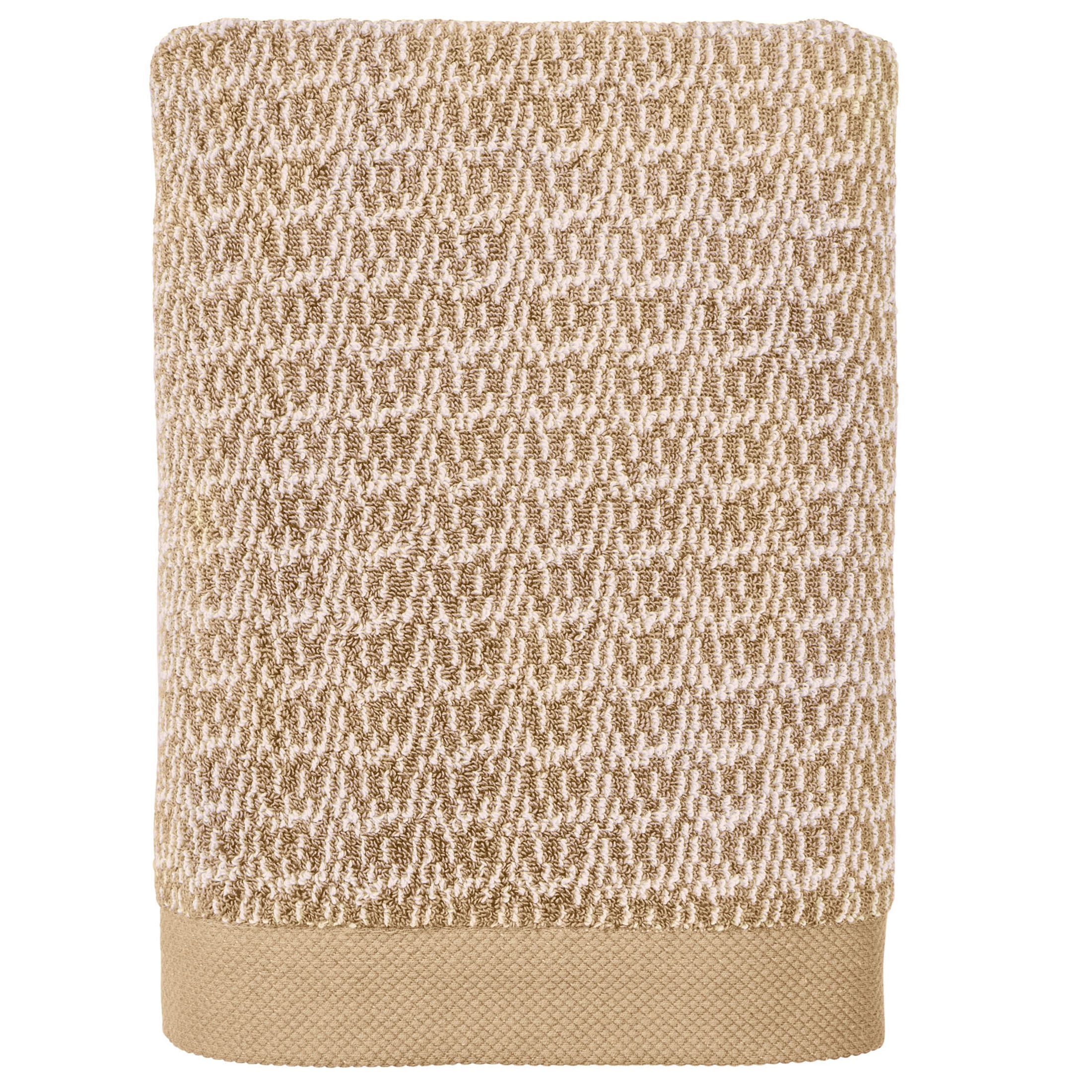 Better Homes & Gardens Signature Soft Cotton Melange 6-Piece Bath Towel Set, Almond Biscuit