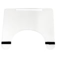 thumbnail image 2 of Clear acrylic wheelchair tray with rim and straps, adult, 2 of 2