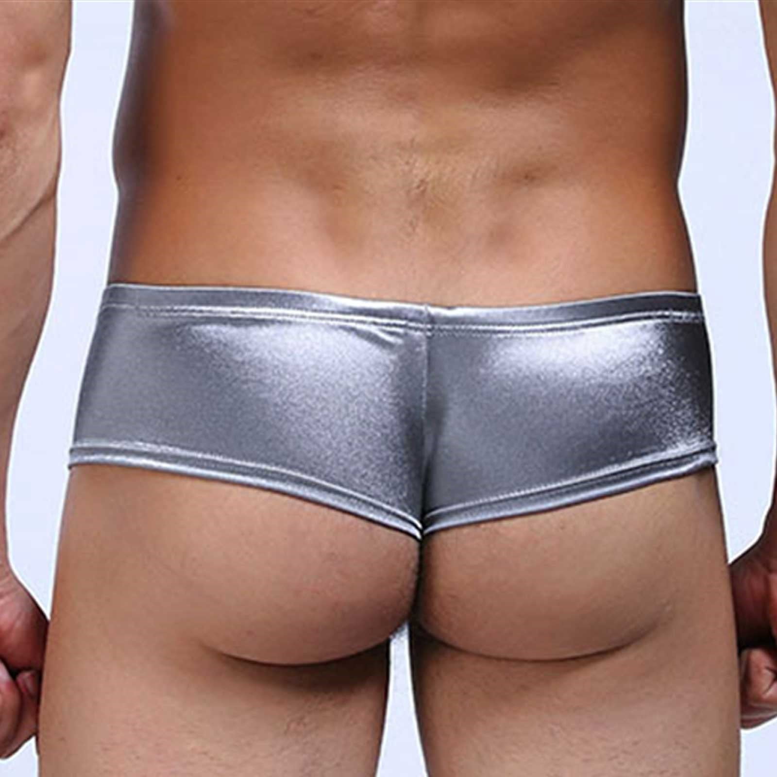 eczipvz Mens Underwear Men's Underwear Briefs Pack Enhancing Ball Pouch Low  Rise Bikini Briefs for Male,Grey