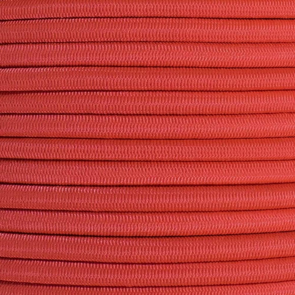 West Coast Paracord Cordon Antichoc de Qualité Marine 1/4 Pouce - Longueurs jusqu'à 1000 Pieds - Fabriqué aux États-Unis (25 Pieds, Rouge Écarlate)