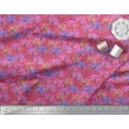 thumbnail image 3 of Soimoi Green Poly Georgette Fabric Diamond Geometric Print Sewing Fabric Yard 52 Inch Wide, 3 of 3