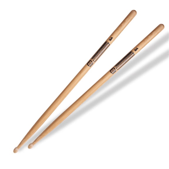 1Pair 5A Drum Stick Comfortable Hand Grip Drumstick Nonslip Light weight Wood Drumsticks for Drummer, Beginner