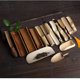 thumbnail image 1 of Cuchara de té japonesa hecha a mano, piezas de repuesto para ceremonia del té de bambú, cucharilla, pala para té, juego de té de kung fu, arte del té, ceremonia del té, seis caballeros, 1 of 5