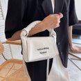 thumbnail image 2 of Sywqhk Hitting Color Portable Shoulder Tote Bag Mini Pu Bolso De Cuero (Blanco) Sywqhk Para estrenar, 2 of 9