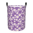 thumbnail image 1 of Fotbe Daisies Flowers Cesto de Ropa con Asas, Cesto Impermeable de Gran Capacidad, Bolsa de Lavado para Dormitorio, Cesto de Ropa con Ruedas y Asas-Small, 1 of 6