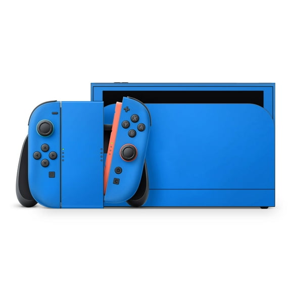 DesignSkinz Solid Blue Full-Body Skin Decal Wrap Cover for Nintendo Switch 2