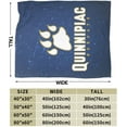 thumbnail image 3 of Quinnipiac University Logo Ultra-Soft Micro Fleece Blanket Soft Comfortable Flannel Blanket Available for Bed Couch Living Room, 3 of 6