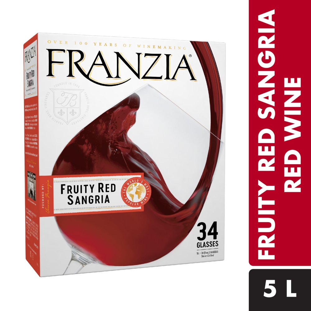 Franzia® Fruity Red Sangria Red Wine 5 Liter