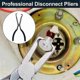 thumbnail image 3 of Electrical Disconnect Tool, Push Tab Plug Pliers for Fuel Line and Connectors, Durable Upgrade Version, 3 of 5