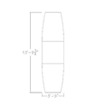 thumbnail image 2 of 14 Foot Boat Shaped Modular Conference Table Metal T-Bases w/Electric, 2 of 8