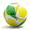 Yellow-Green, variant on FIDAC Size 5 Soccer Ball – PU Leather, Butyl Bladder, Durable Training Ball for Youth Matches – Excellent Air Retention for Grass & Hard Courts