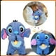thumbnail image 2 of Peluche de oso de peluche para bebé de Disney Stitch, nutria relajante, música relajante, compañero para dormir, juguete de peluche con sonido y luz, regalo para niños, 2 of 5