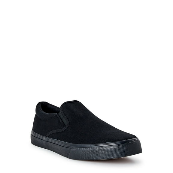 No Boundaries Men's Clinton Canvas Skate Slip On Sneakers