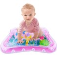 thumbnail image 5 of Reastar Tapete de agua para bebé, tapete de juego acuático para bebé con 2 cintas de parche de reparación, tapete inflable para bebé, juguete para bebé, juguete sensorial para entrenamiento de desarrollo de niños pequeños (rosa) Zhivalor OTTO-LXX-0016, 5 of 5