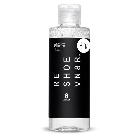 RESHOEVN8R Sneaker Cleaning Solution, 8oz - Canvas, Leather, Suede, Mesh