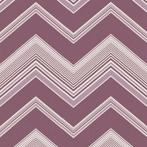 Decorline Bearden Purple Zig Zag Wallpaper