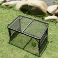 thumbnail image 2 of Folding table,Mesh Table Portable Table Table Picnic Table Qisuo Huiop Mewmewcat Hxber, 2 of 7