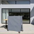 thumbnail image 2 of Housse de Table de Tennis de Table Imperméable et Anti-Poussière Housse de Table de Ping-Pong 165x70x185cm, 2 of 4
