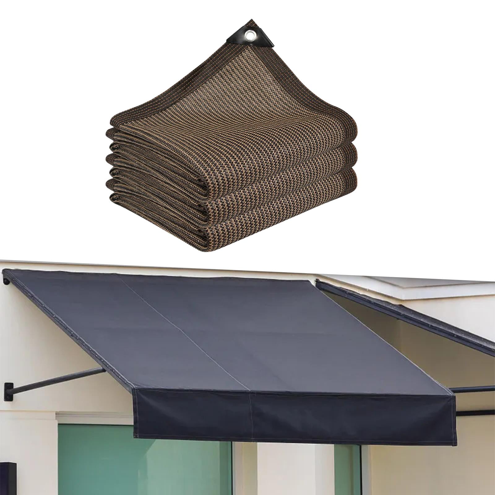 Shade Cloth Netting Mesh Gardening Sunshade Heavy Duty Awning Cover Canopy Netting Blocks Net Shade for Lawn Outdoor Backyard Beach Balcony 3Mx5M